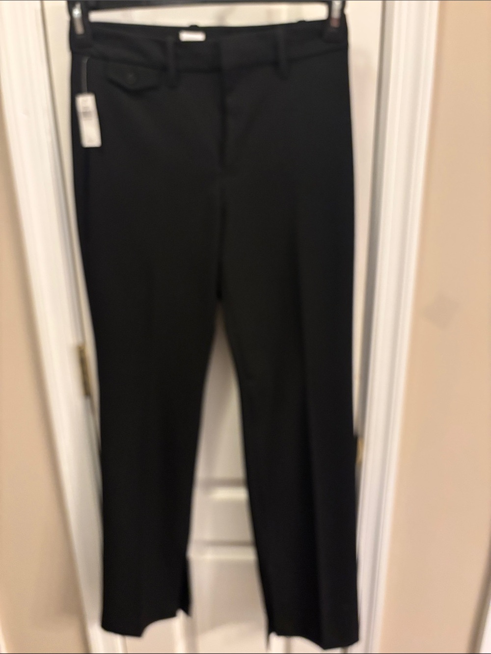 GAP womans Black high rise, slim boot, cut Dress Pants